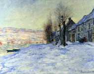Claude-Oscar Monet - Lavacourt under Snow